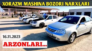 XORAZM MASHINA BOZORI NARXLARI #2023 16-NOYABR