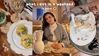 what i eat in a weekend in Seoul 🥟 (going to a vegan festival + fine dining at a vegan restaurant!)