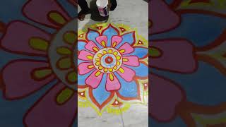 Rangoli ideas #shorts #making #rangoli #rangoliartist #rangolidesigns