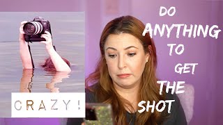 Crazy photographers who will do anything to get the shot | Photographer reacts | Teal Garcia