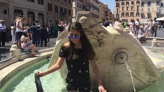 Tiff in Italy Spanish steps 2018