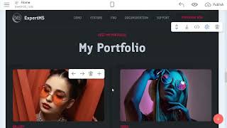 Personal Portfolio Website Builder, Freelancer Website Template