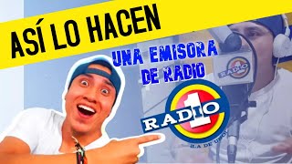 😱 Así funciona una emisora de RCN radio en Colombia 🎙️/ Trabajar como Locutor de Radio Uno