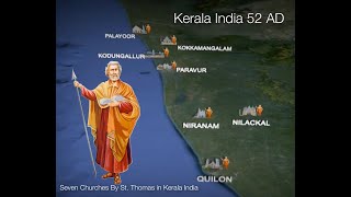 Seven Churches established by St. Thomas in Kerala India