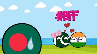 India - Pakistan become best friend Countryballs