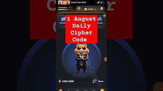 1 august hamster daily cipher code | today's  hamster Kombat daily morse code 1 august