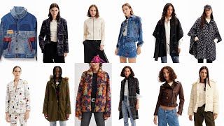 Cool 12 Ideas Women's coats jackets jeans Desigual Fashion style collection of outerwear for women