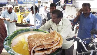 Hyderabad Famous Early Morning Cheapest Roadside Breakfast | Indian Street Food