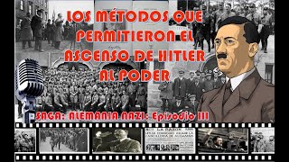 MÉTODOS PARA EL ASCENSO DE HITLER