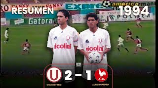 Universitario 2-1 Aurich Cañaña | Año 1994 | Resumen | Goles de Andrés Balán Gonzales y Martinez⚽🎞