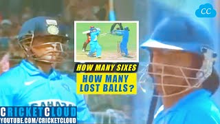 Sachin & MS Dhoni's Brutal Unbelievable SIXES | Lost Many Balls | INDvWI 2007 !!