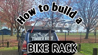 DIY bike rack