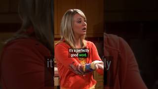 TBBT S03E02 | Penny - It's a perfectly good word #shorts