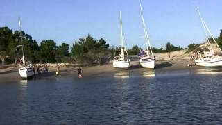 JMGT 2011 MacGregor Sailing Event with 13 Boats Attending!  Little Talbot Island