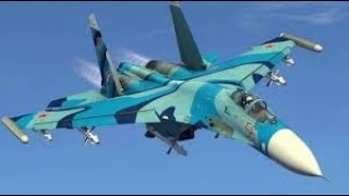 DCS-World.=CWF= LaryKozz BG in action. Su-27 vs. Su-33. Dogfigh and collision.