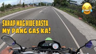 sarap mag ride basta my pang gas ka!