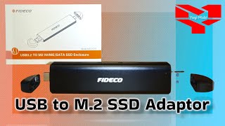 USB to M.2 NVME/SATA SSD Adaptor #ssd #usb