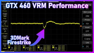 Voltage Regulation Visualized with an Oscilloscope (GTX 460)