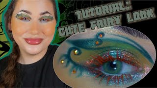 TUTORIAL: CUTE FAIRY LOOK FT. KRYPTEIN COSMETICS BURNT FOREST PALETTE - GRAPHIC LINER EYE LOOK