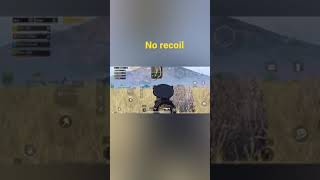 No recoil🤔#pubgshorts #norecoil