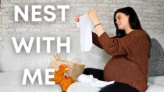 NEST WITH ME | Unedited Prep For Baby #2 (decluttering/organizing)