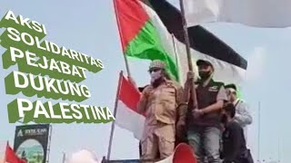 Solidaritas Dukung Palestina, Ketum Pejabat Hadiri Aksi Di Depok