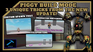 🧭 | 3 Unique Tricks You Can Make From The New Update! | Piggy: Build Mode