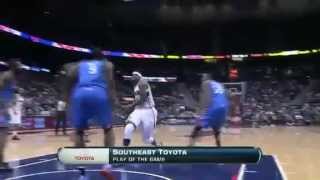 Dunk of the Night (YEAR?): Josh Smith Posterizes Serge Ibaka (6ft.10)