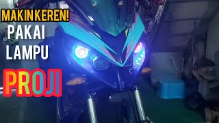 Makin keren!! Pasang lampu proji di sepeda listrik