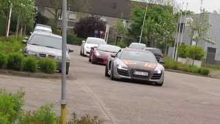 Exotic Car Tour 2014, Loud Audi R8, Audi R8 GT, Lamborghini Gallardo