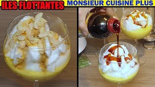 ile flottante monsieur cuisine plus thermomix blanc en neige et crème anglaise recette cuistovideo