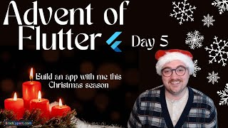 Flutter Christmas Special! Day 5! Saving our data to an on-device database with style!