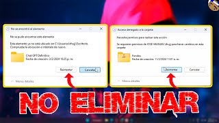 Cómo Eliminar Carpetas que No Se Quieren Eliminar en Windows 10/11