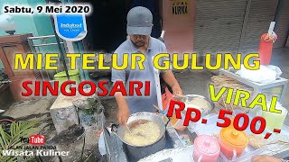 Mie Telor Gulung ini paling Rame di Singosari