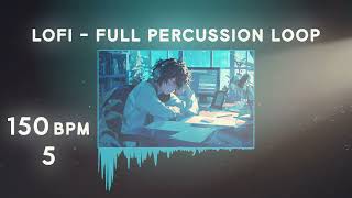 150 BPM Full Percussion Loops 5 [FREE Serpent Lofi Sample Packs] | Royalty Free Loops & Samples