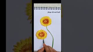 #onestrokepainting #acrylicpainting | ONE STROKE PAINTING |#flowerpainting #satisfying #shorts