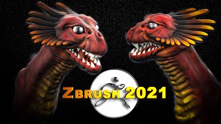 DRAGON RETOPO ZBRUSH 2021