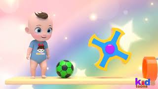 Color Balls Song! | Learn Color Playground Nursery Rhymes | Baby & Kids Songs #baby  #NurseryRhymes