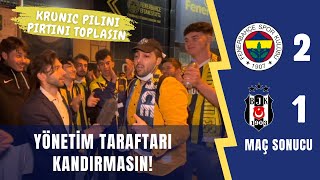 KİMSE FENERBAHÇE’DEN BÜYÜK DEĞİL! FENERBAHÇE 2-1 BEŞİKTAŞ maç sonu röportajı. #fenerbahçe