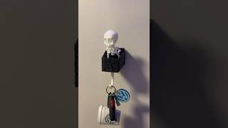 Spooky scary skeleton key holder🔥 #3d #satisfying #3dprinter #skeleton #spooky #3dprinting #asmr