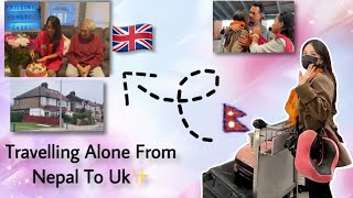 Travelling as a skilled worker(Nursing)from nepal to uk(Heathrow)🇬🇧|| Solo travel ||Jyoti Gurung❤️