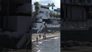 PLAYA DE LAS AMERICAS, TENERIFE, BEACH TROYA #shorts