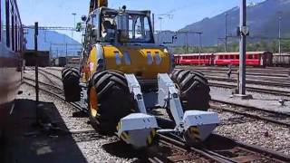 Gleisbagger - Track machine Menzi Muck A91E