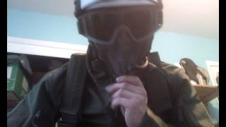 How to Set Up Airsoft Mesh Mask and FAST Helmet headgear.