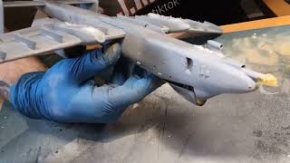 1 48th Hobby Boss A 10c Thunderbolt 2 paint job #a10 #modelkit #airbrush #scalemodels #jets