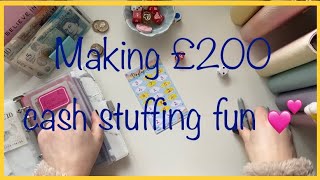 £200 cash for fun * Savings challenges * cash stuffing * UK cash stuffer * Uk budget 💕