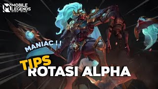 TIPS ROTASI ALPHA TERBARU 2024 | Mobile Legends Bang Bang