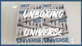 unboxing nct 2021 universe ✰ 4 copies!