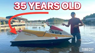 Riding a 35 Year Old Jet-Ski!