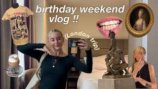 Turning 22 !! (gossiping, brick lane haul, V&A, theatre trip + more)